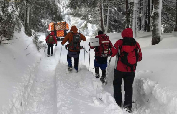 Сніг по пояс: Закарпатські рятувальники показали фото з пошуків туристів