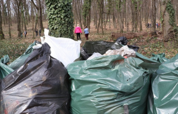За 5 годин "Екотолоки" в Ужгороді студенти та містяни зібрали близько 100 кубометрів сміття (ФОТО, ВІДЕО)
