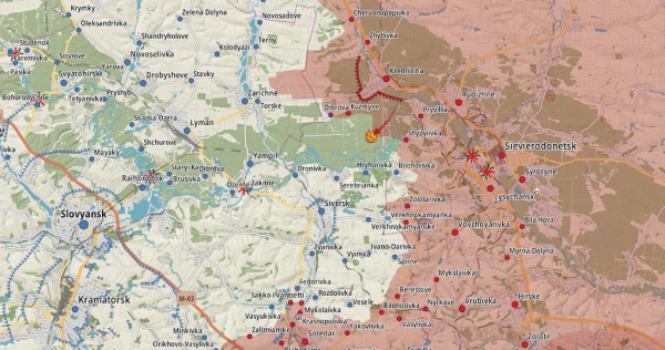 Генштаб: У Бахмуті йдуть важкі бої, відбиті атаки на Часів Яр, Авдіївку та Мар'їнку — карта
Генштаб: У Бахмуті йдуть важкі бої, відбиті атаки на Часів Яр, Авдіївку та Мар'їнку — карта