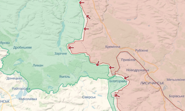 
Генштаб: Ідуть інтенсивні бої за Бахмут, Авдіївку та Мар'їнку &ndash; карта 