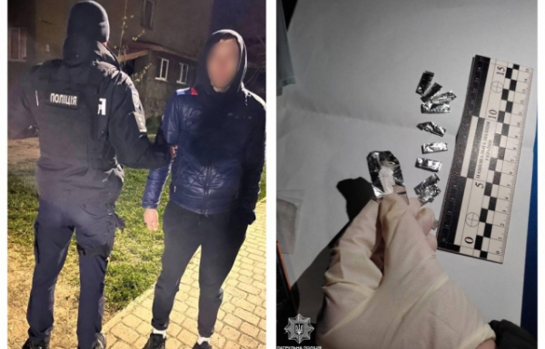 Закарпатець зустрівши патрульних, намагався "з'їсти" 11 згорток з наркотиками (ФОТО)