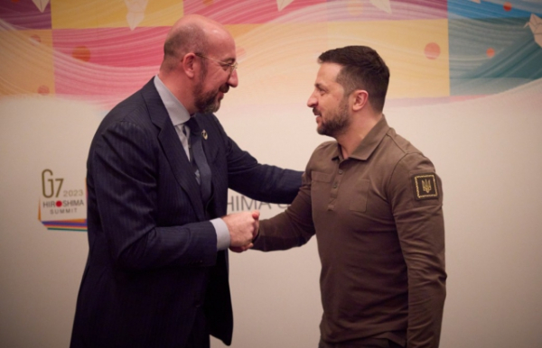 Зеленський у Японії вже зустрівся з прем'єрами Британії, Італії та Індії й Президентом Європейської ради