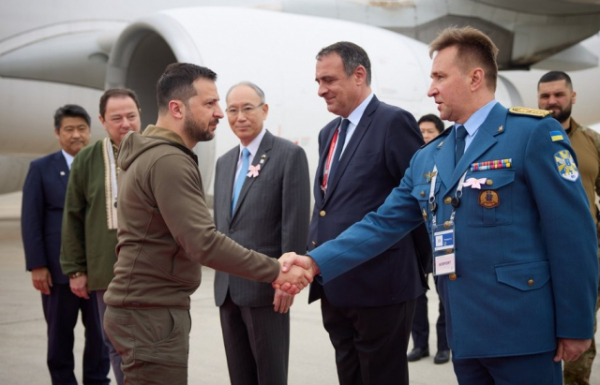 Зеленський у Японії вже зустрівся з прем'єрами Британії, Італії та Індії й Президентом Європейської ради