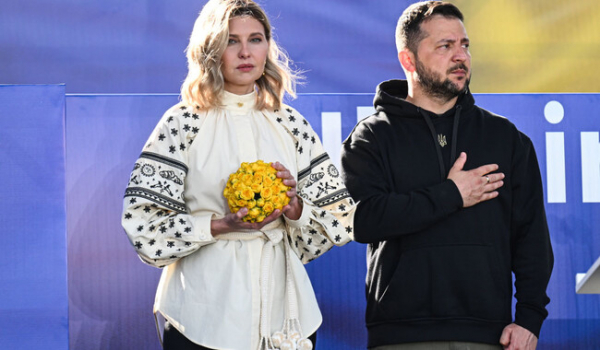 Олена Зеленська обрала вишиванку Gunia project для саміту НАТО у Вільнюсі Олена Зеленська обрала вишиванку Gunia project для саміту НАТО у Вільнюсі