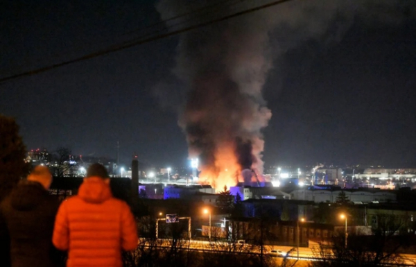 Вибухи та клуби диму над містами: у Кошице та Пряшеві сталися масштабні пожежі (ФОТО)