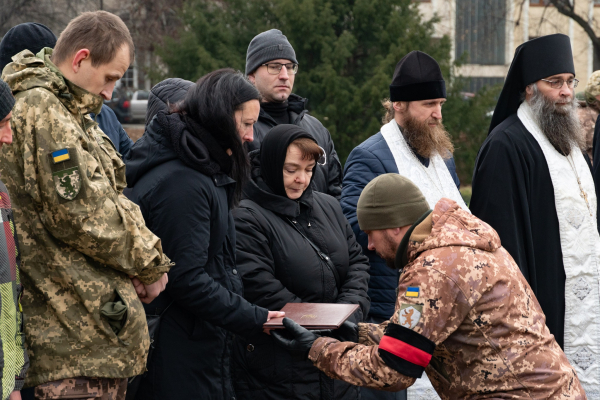 В Ужгороді попрощалися з полеглим Героєм Анатолієм Сінькевичем (ФОТО)