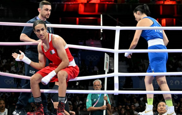 Трансгендер зламав носа суперниці на Олімпіаді Трансгендер зламав носа суперниці на Олімпіаді