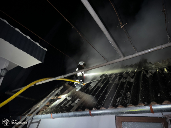 Мукачівські рятувальники запобігли знищенню господарчої споруди-майстерні Мукачівські рятувальники запобігли знищенню господарчої споруди-майстерні