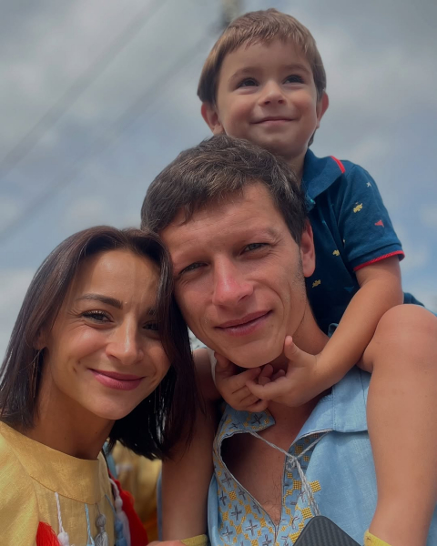 Ілона Гвоздьова після новини про подання заяви на розлучення показалася з чоловіком