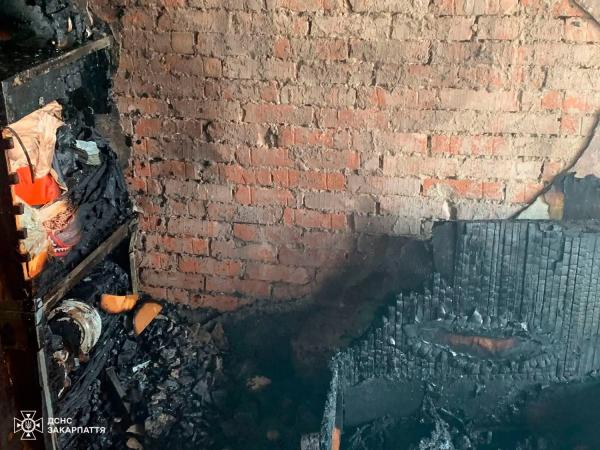  В Ужгороді рятувальники загасили пожежу на 3 поверсі багатоповерхівки 