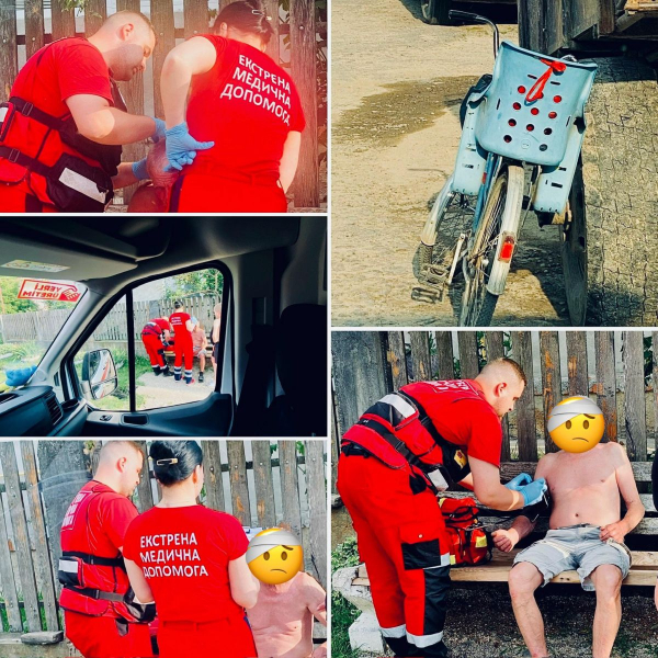  На Берегівщині медики допомогли дідусю, якому стало зле через спеку 