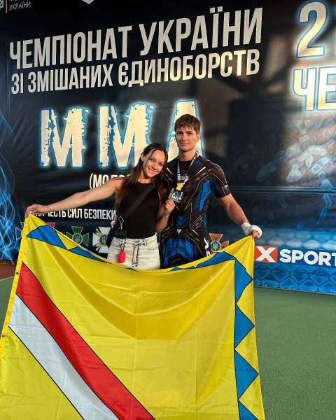  Спортсмен з Мукачева Богдан Черепаня став чемпіоном України з ММА 