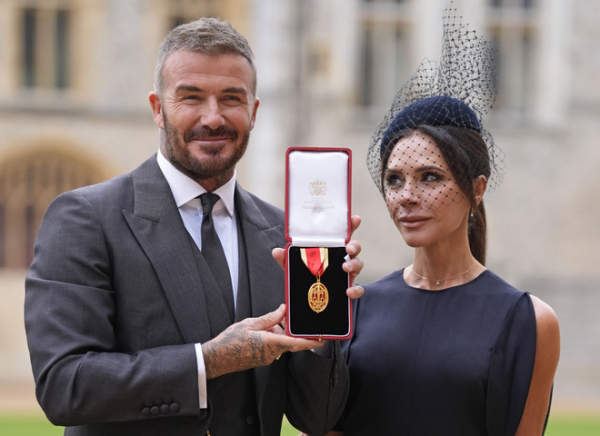 Девід Бекхем отримав довгоочікуваний титул від Короля Чарльза ІІІ